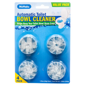 Nuvalu Toilet Bowl Cleaner Blue 4Pk