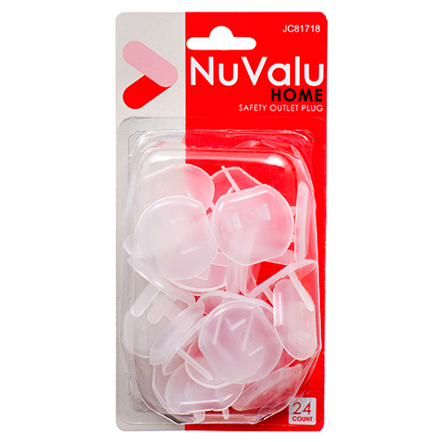 Nuvalu Safety Outlet Plug Cover 24Pcs Canada Dollar Store