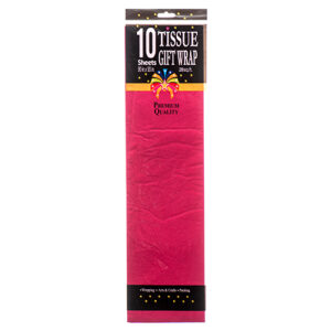 Tissue Wrap 10 Ct - Hot Pink