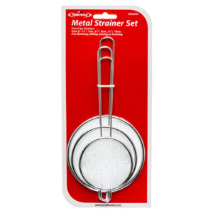 Metal Strainer 3 Piece 7 Cm 8Cm And 10Cm