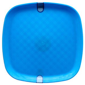 Plastic Square Plates In Blue Pink And Green - 3 Packs